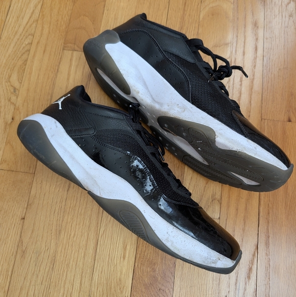 Nike Black White Air Jordan 11 CMFT Low Sneakers - Picture 2 of 15